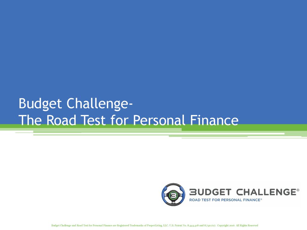 budget challenge week 5 quiz answers