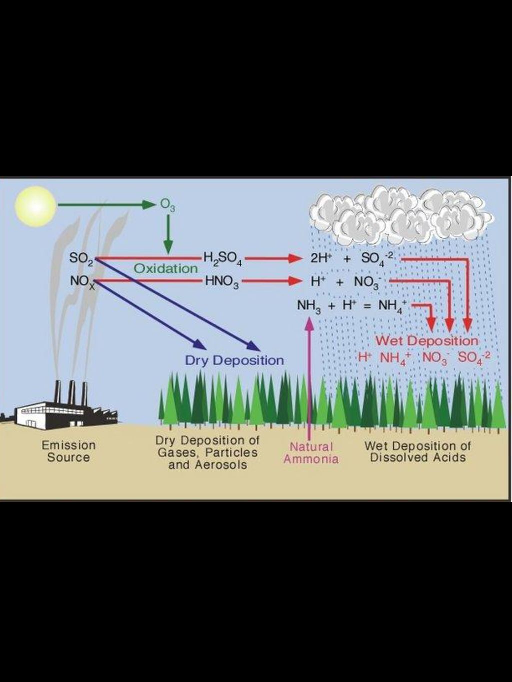 Nitrogen Oxides in the atmosphere