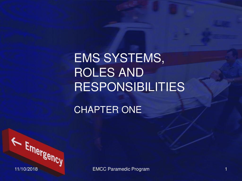 Ems Systems, Roles And Responsibilities - Ppt Download