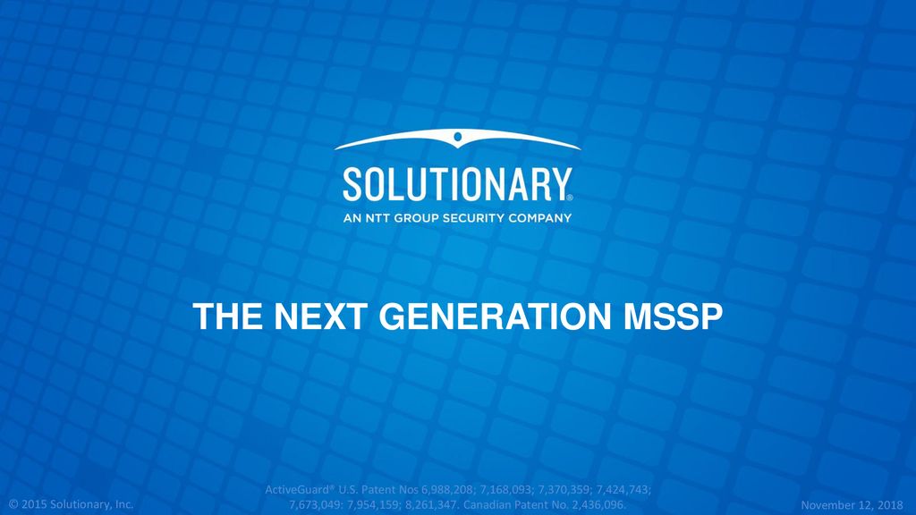 The Next Generation Mssp Ppt Download