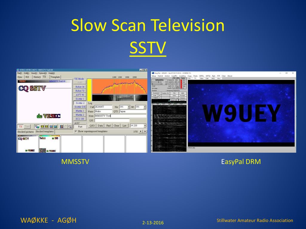 Slow Scan Television SSTV