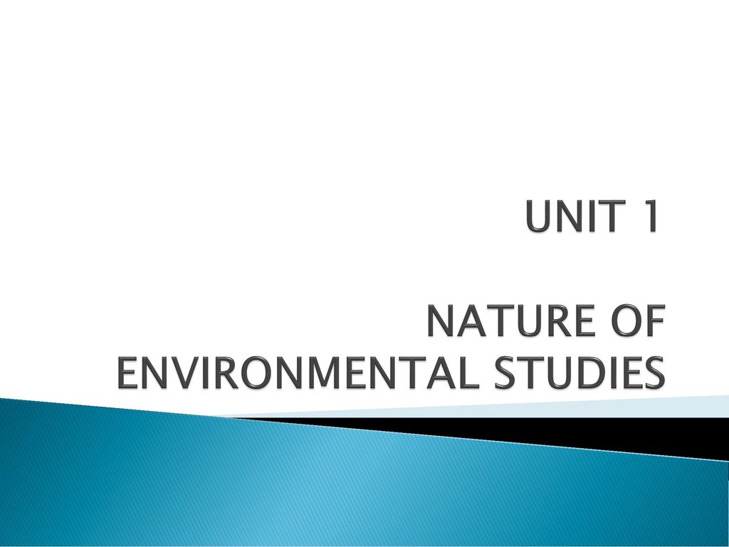 multidisciplinary nature of environmental studies definition