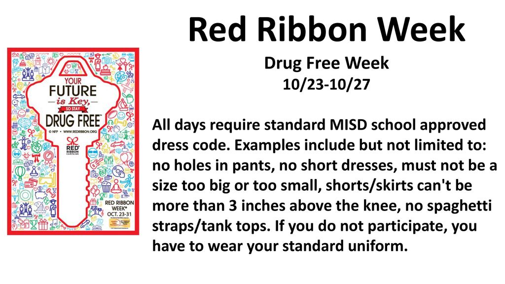 Listón Rojo (Red Ribbon Week) - Presentación PowerPoint