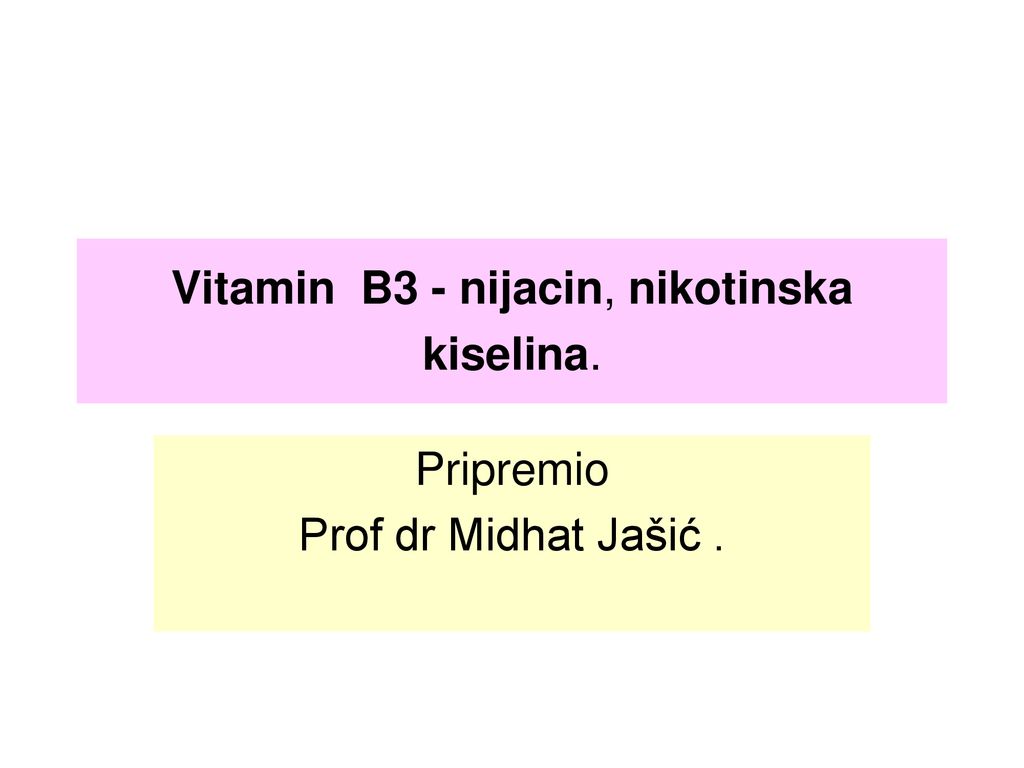 nikotinska kiselina i hipertenzije)