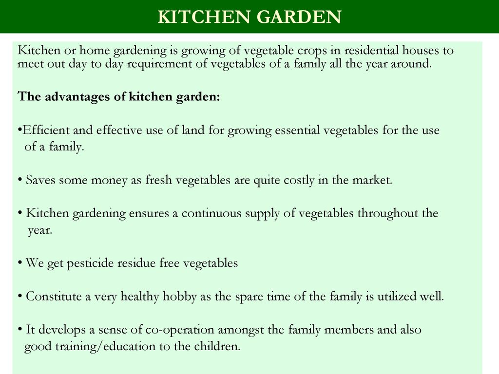 What are the Advantages of Kitchen Garden: Cultivate Health & Savings!