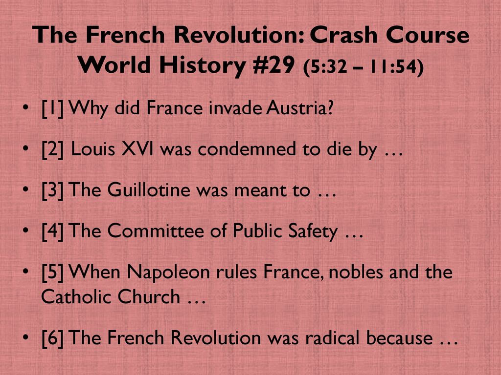 crash course world history 29