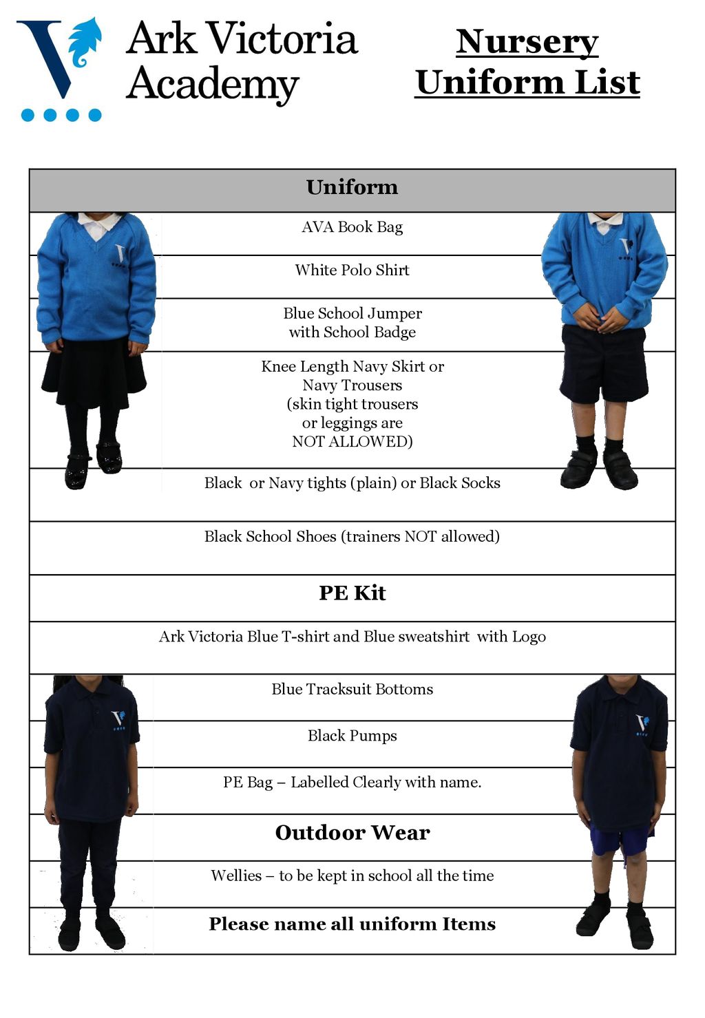 Please name all uniform Items - ppt download