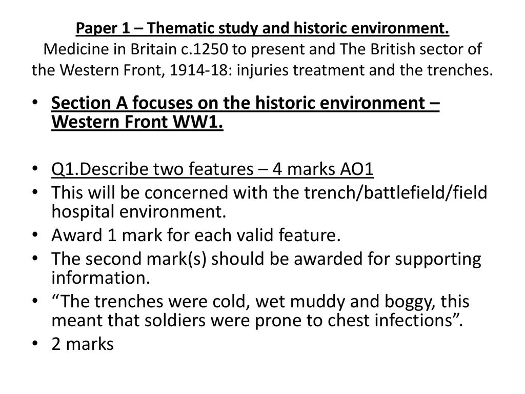 ww1 topics for essay