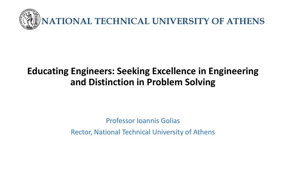 NATIONAL TECHNICAL UNIVERSITY OF ATHENS - ppt download