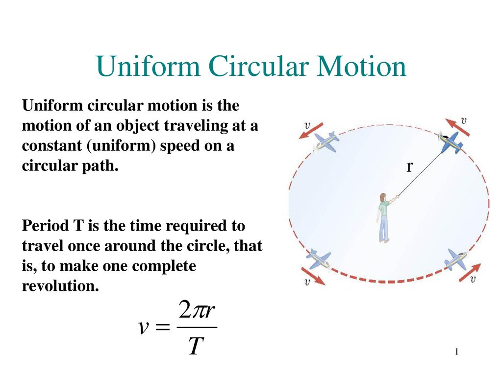 Uniform Circular Motion - ppt download