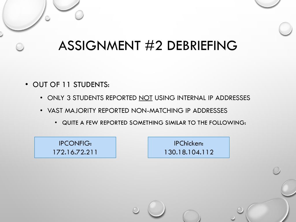 Assignment #2 debriefing - ppt download
