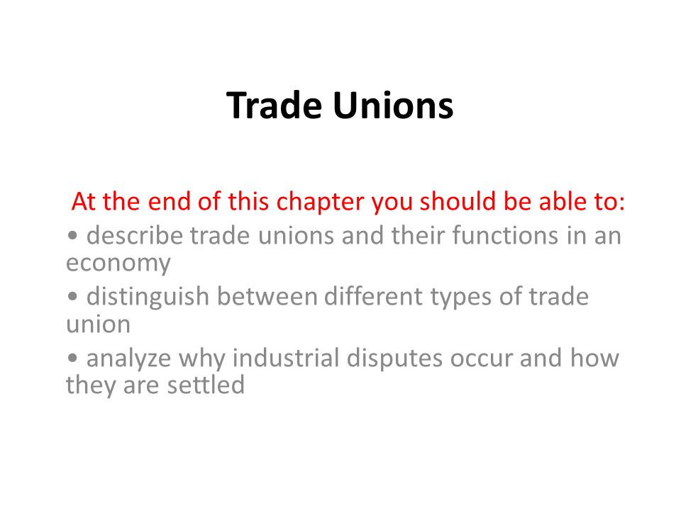 types of trade unions in india