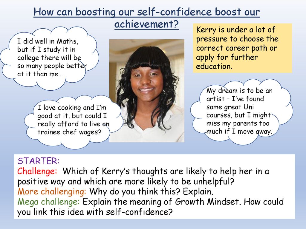 How can boosting our self-confidence boost our achievement? - ppt download