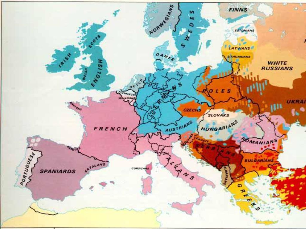 Какие европейские народы первыми начали исследование южной. Карта народов Европы 1914. Этническая карта Европы 1914 года. Этническая карта народов Европы. Этническая карта Восточной Европы.