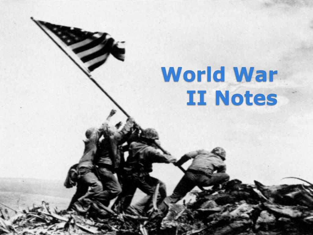World War II Notes. - ppt download Regarding World War 2 Powerpoint Template