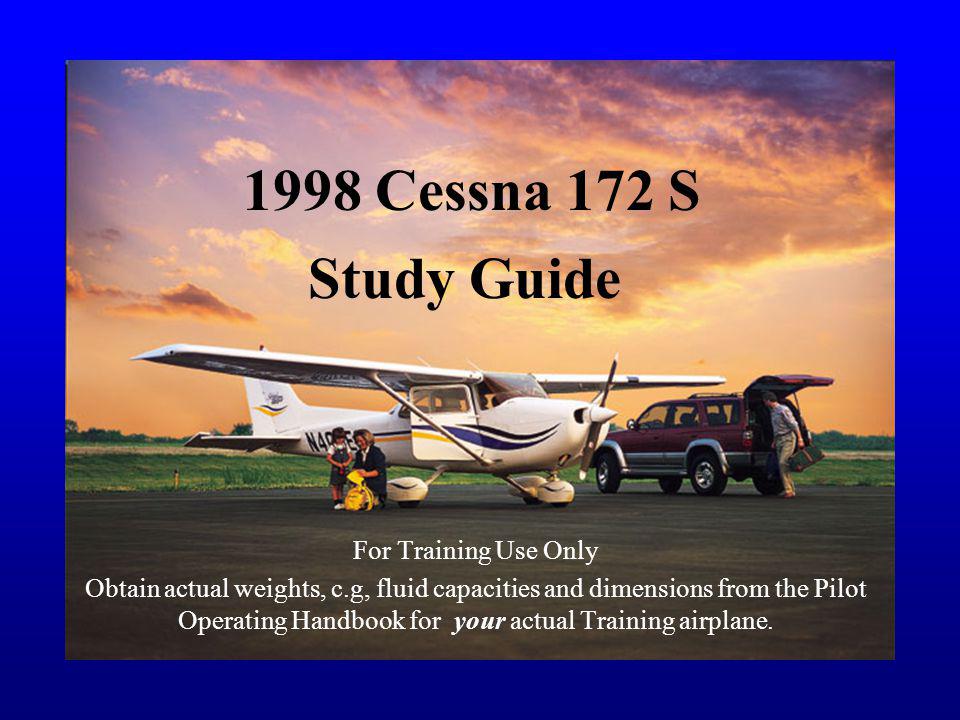 1998 Cessna 172 S Study Guide For Training Use Only - ppt video online  download