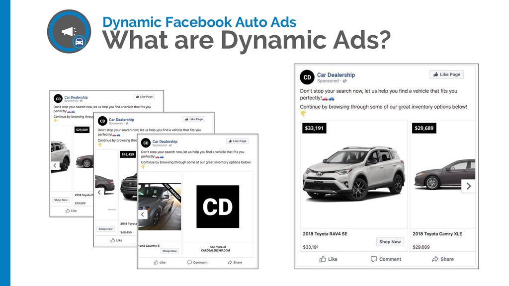 What are Dynamic Ads? Dynamic Facebook Auto Ads - ppt download