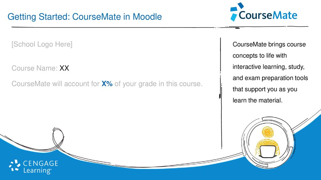 Getting Started: CourseMate in Moodle - ppt download