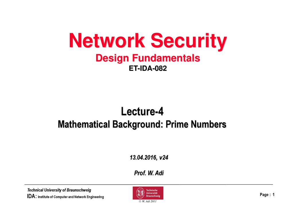 Mathematical Background: Prime Numbers - ppt download
