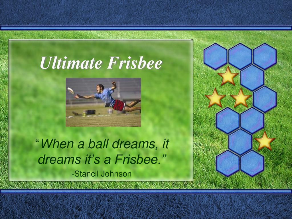 When a Ball Dreams It Dreams It'S a Frisbee  