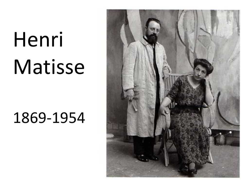 Tropisch Ontdekking afvoer Henri Matisse in front of the painting “Bathers by a River” - ppt download