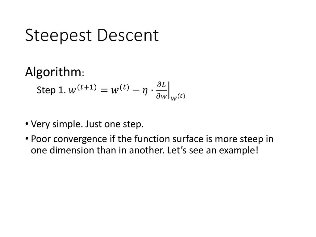 PPT - 4. Method of Steepest Descent PowerPoint Presentation, free download  - ID:5654845