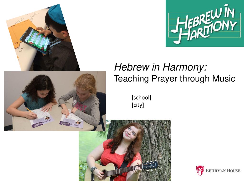 Hebrew in Harmony: Shalom Aleichem
