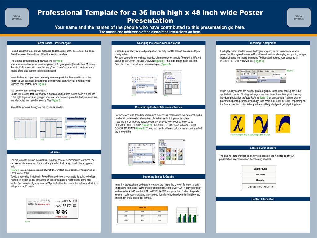 Poster Presentation Template 36 X 48 Poster Presentation Template 36 X 48