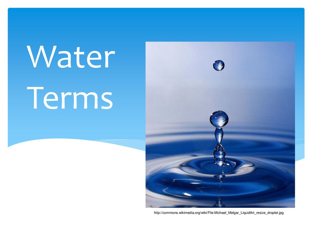 Water Terms - ppt download