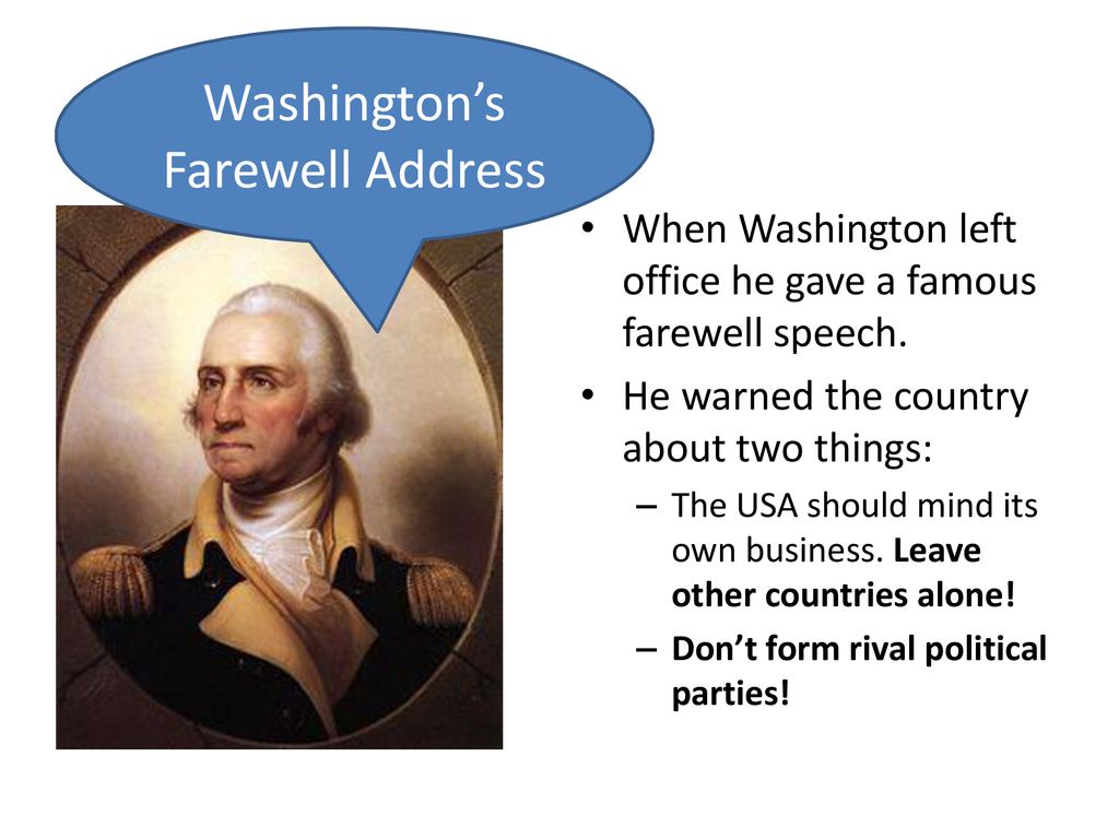 George washington resignation speech hamilton hot sale