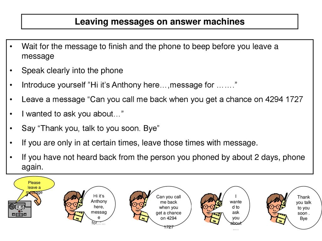 Answering Machine Messages (With Examples) - Zippia