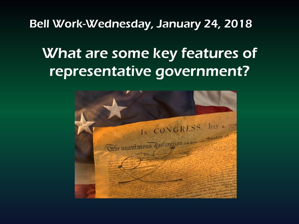 features of representative government