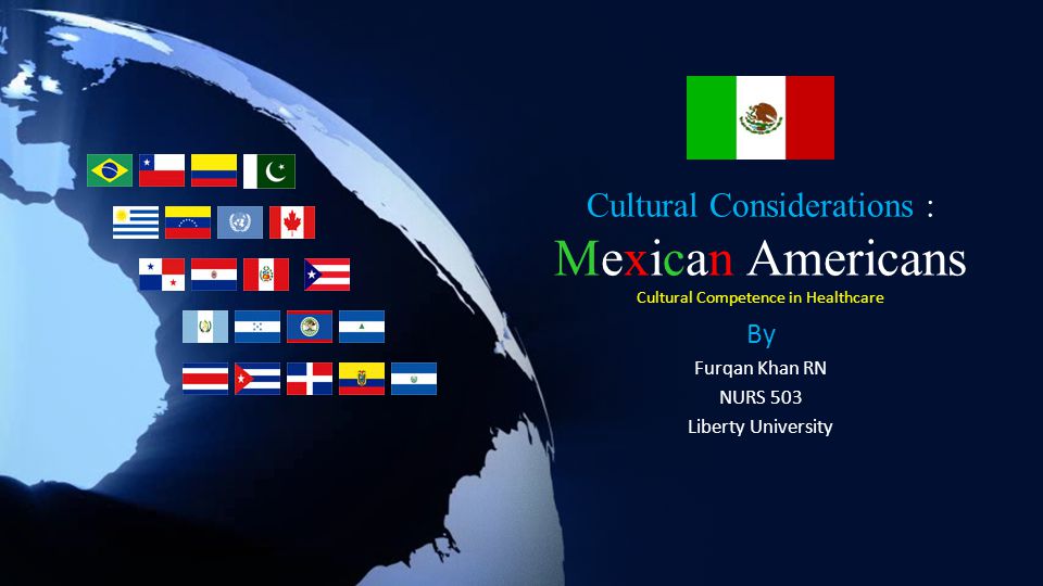 Cultural Considerations : Mexican Americans Cultural Competence in  Healthcare By Furqan Khan RN NURS 503 Liberty University. - ppt download