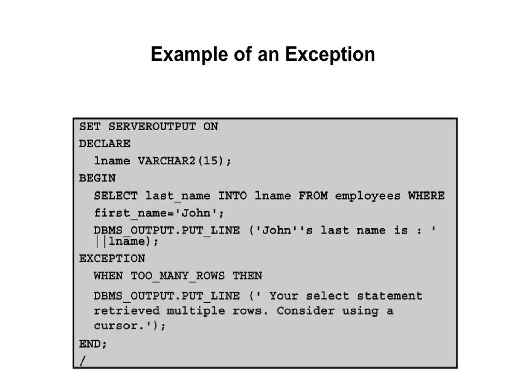 Handling Exceptions. - ppt download