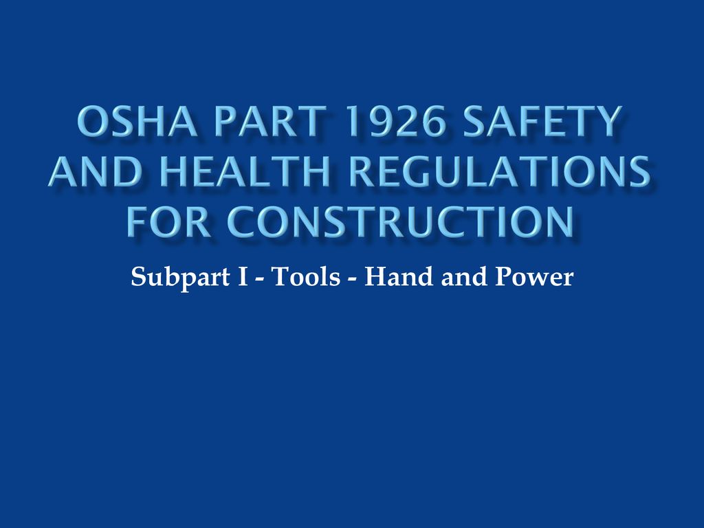 osha hand protection 1926