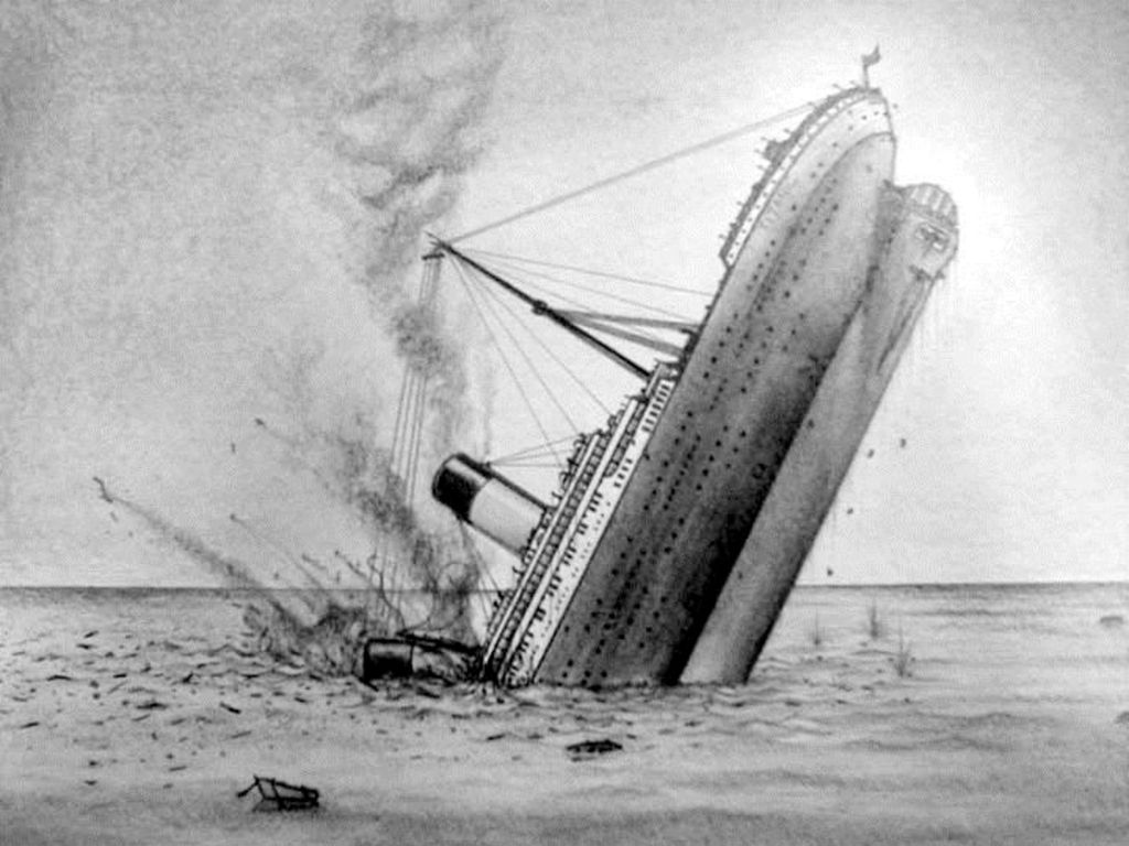Титаник тонущий корабль тонет. Корабль Титаник тонет. Нарисовать корабль Титаник. Титаник рисунок корабля.