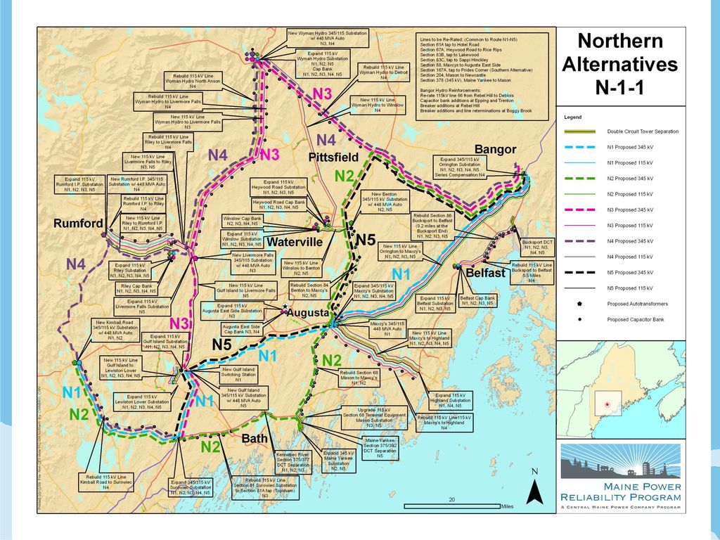 Agenda Provide A Recap Of Primary Northern Route Alternatives For The ...