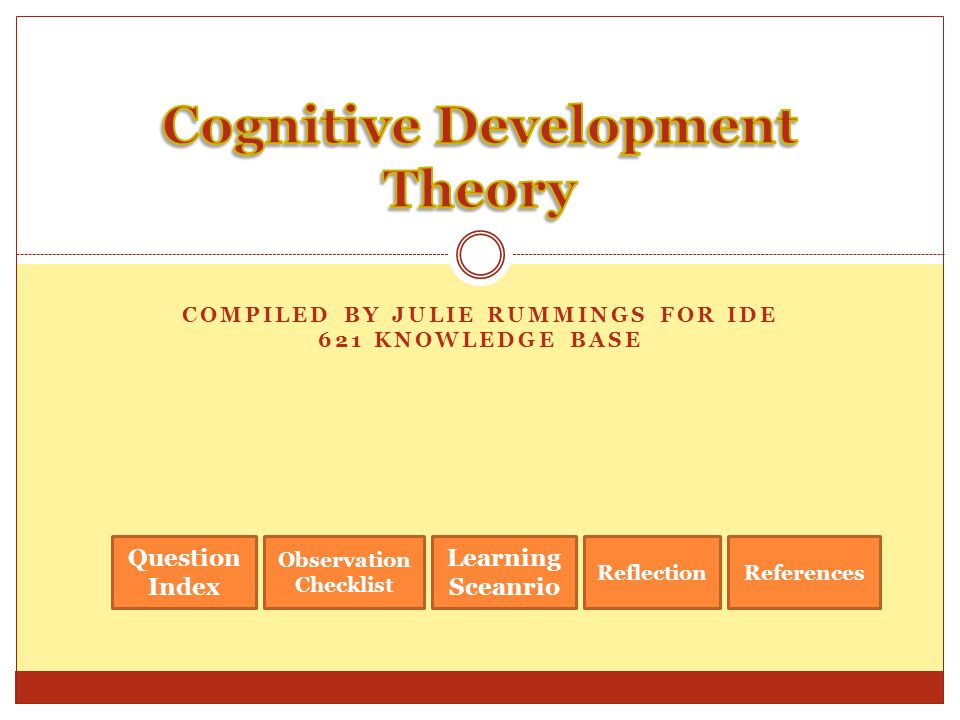 Cognitive Development Theory ppt download