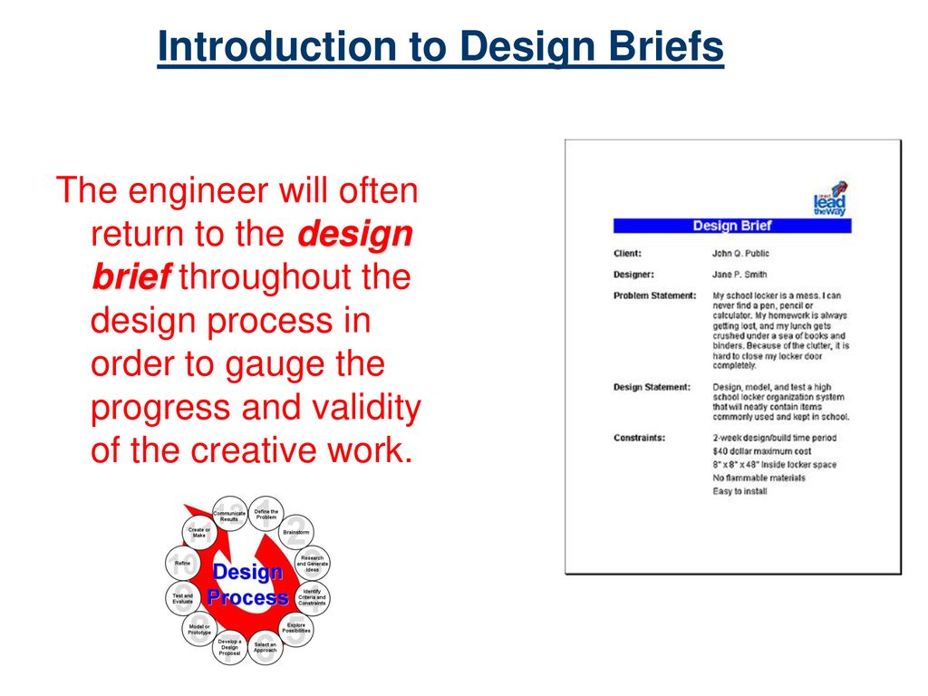 Introduction to Design Briefs - ppt download
