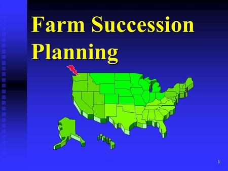 1 Farm Succession Planning. 2 Marsha Goetting Ph.D., CFP, CFCS èProfessor & Extension Family Economics Specialist èDepartment of Agricultural Economics.