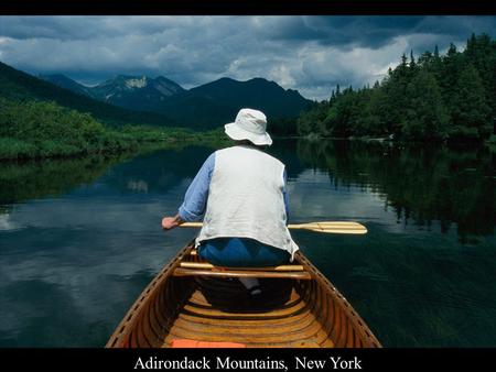 Adirondack Mountains, New York Akanda National Park, Gabon.