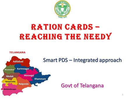 Ration cards – Reaching the needy
