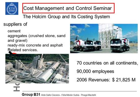 Cost Management and Control Seminar