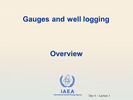 Gauges and well logging