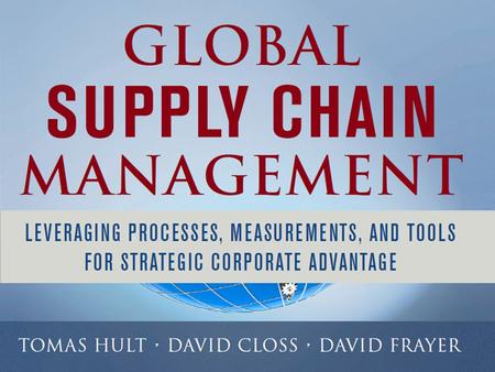Source: The World Bank World Development Indicators 90% of global demand is not fully satisfied by local supply Supply chains are driving.