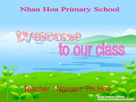 Teacher : Nguyen Thi Hoa Thursday, October 9 th 2014  Unit4 : How old are you? Lesson1 How are you? Hello Peter. How are you? I’m fine thankyou. How.