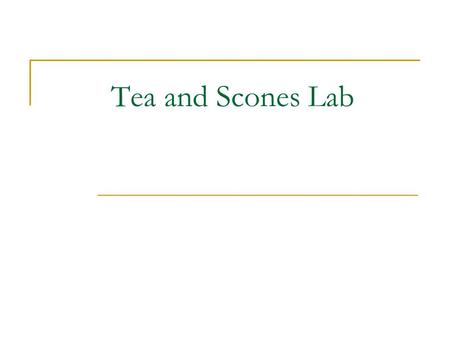 Tea and Scones Lab. Tea and Scones Service Properly Set Table.