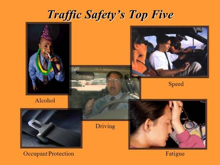 Traffic Safety’s Top Five Alcohol Occupant Protection Driving Speed Fatigue.