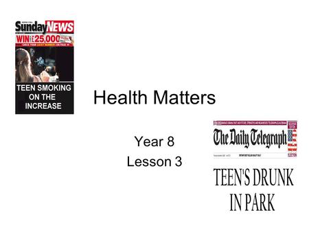 Health Matters Year 8 Lesson 3. Alcohol adverts Binge drinking: Boys night out  49X7B53o&feature=related
