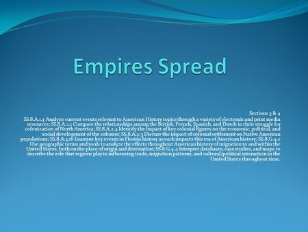 Empires Spread Sections 3 & 4